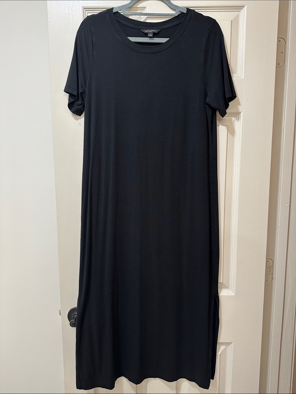 Black T-Shirt Midi Dress
